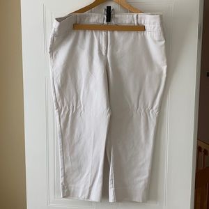 Le Chateau white crop pants